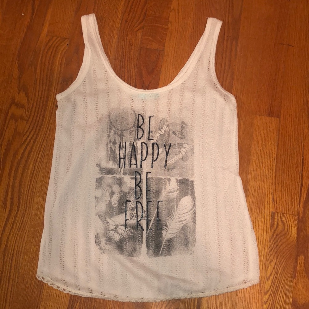Lace tank top